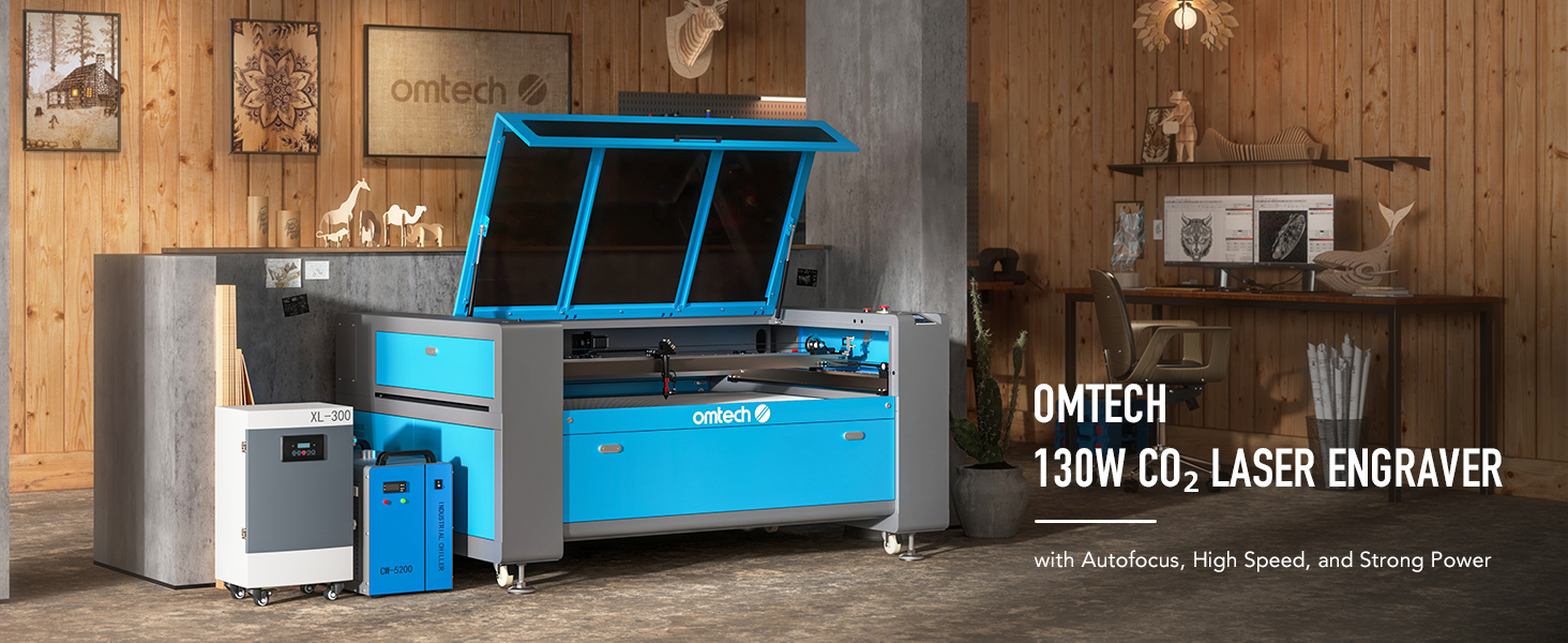 130W CO2 Laser Engraver - Pay as Low as $209/mo. - OMTech – OMTech