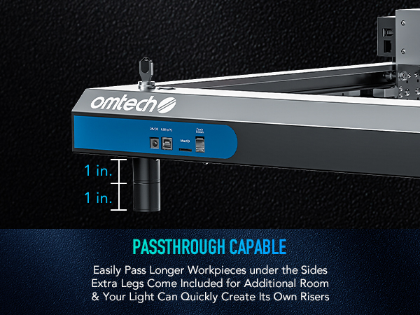 OMTECH Laser 135 Watt Lightburn Materials Library and Ultimate Laser Tools OMTECH  Laser 135 Watt ONLY 