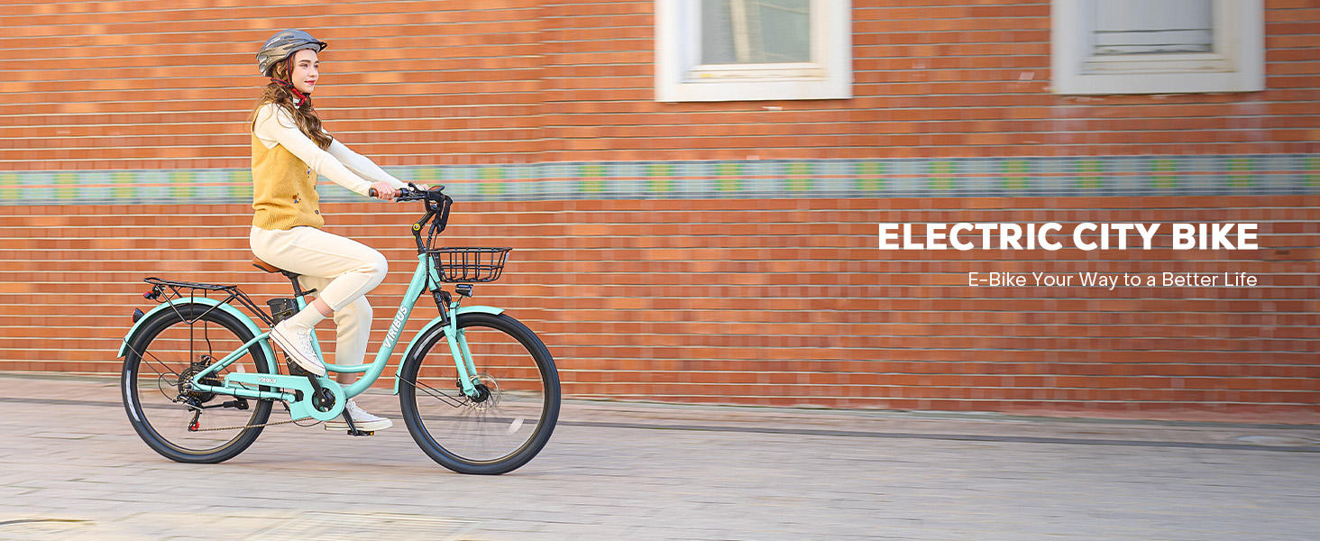 VIRIBUS 26" Electric Bike Bicyle 7 Speed Adults ebike for Women Women Bike  Motor | eBay