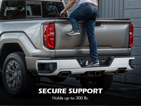 Orion Motor Tech Rear Bumper For 2019-2024 Chevy Silverado & GMC Sierra 1500 W/ Dual Exhaust Cutouts
