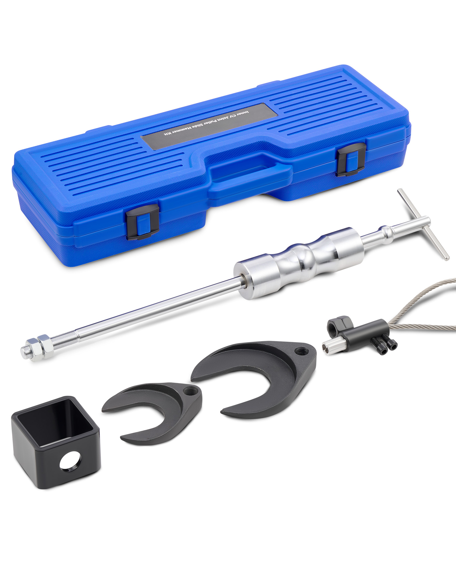 Heavy Duty Driveshaft Inner CV Joint Puller Removal Tool 7LB Slide Hammer