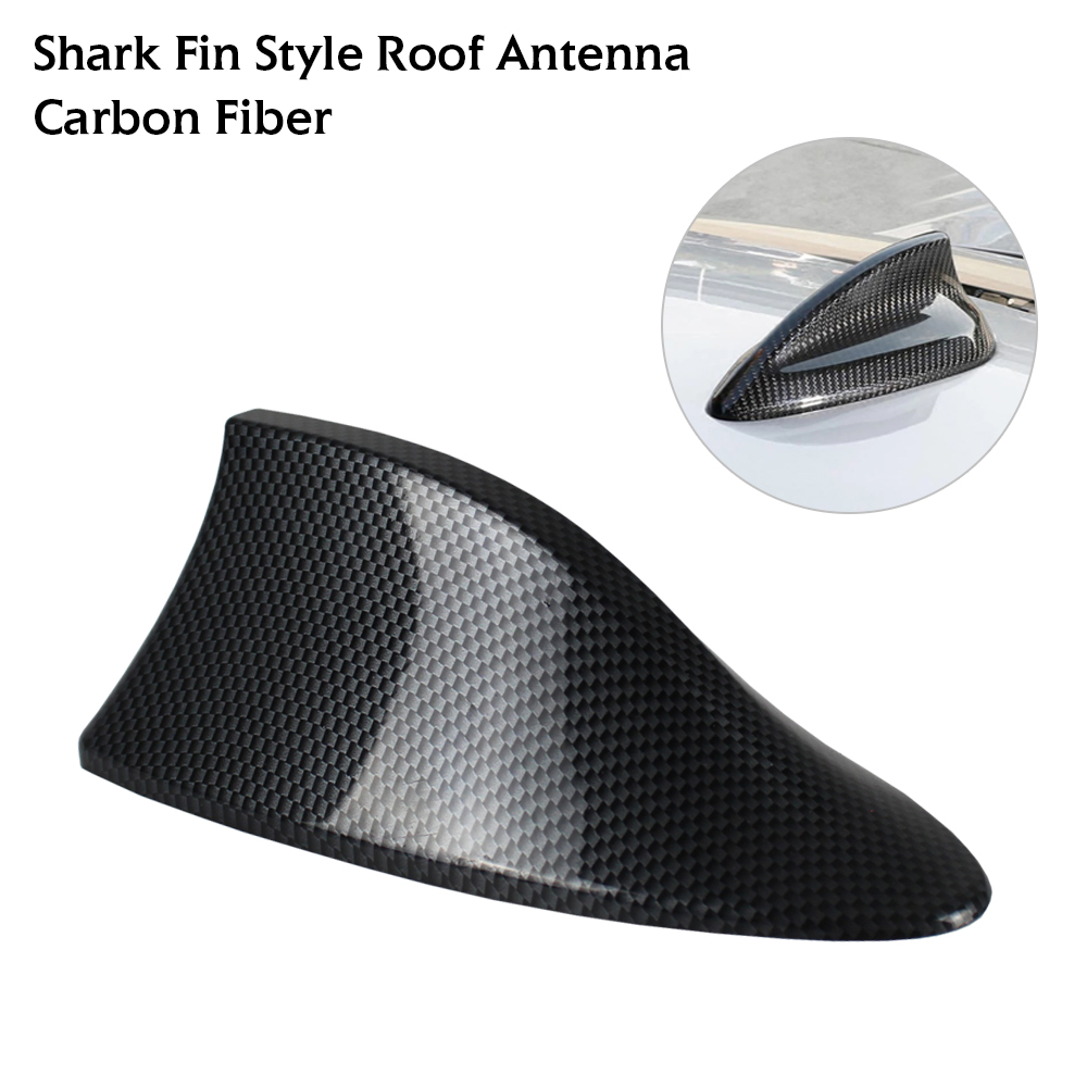 CARBON FIBER STYLING AM/FM Shark Fin Antenna Cadillac Chrysler Dodge ...