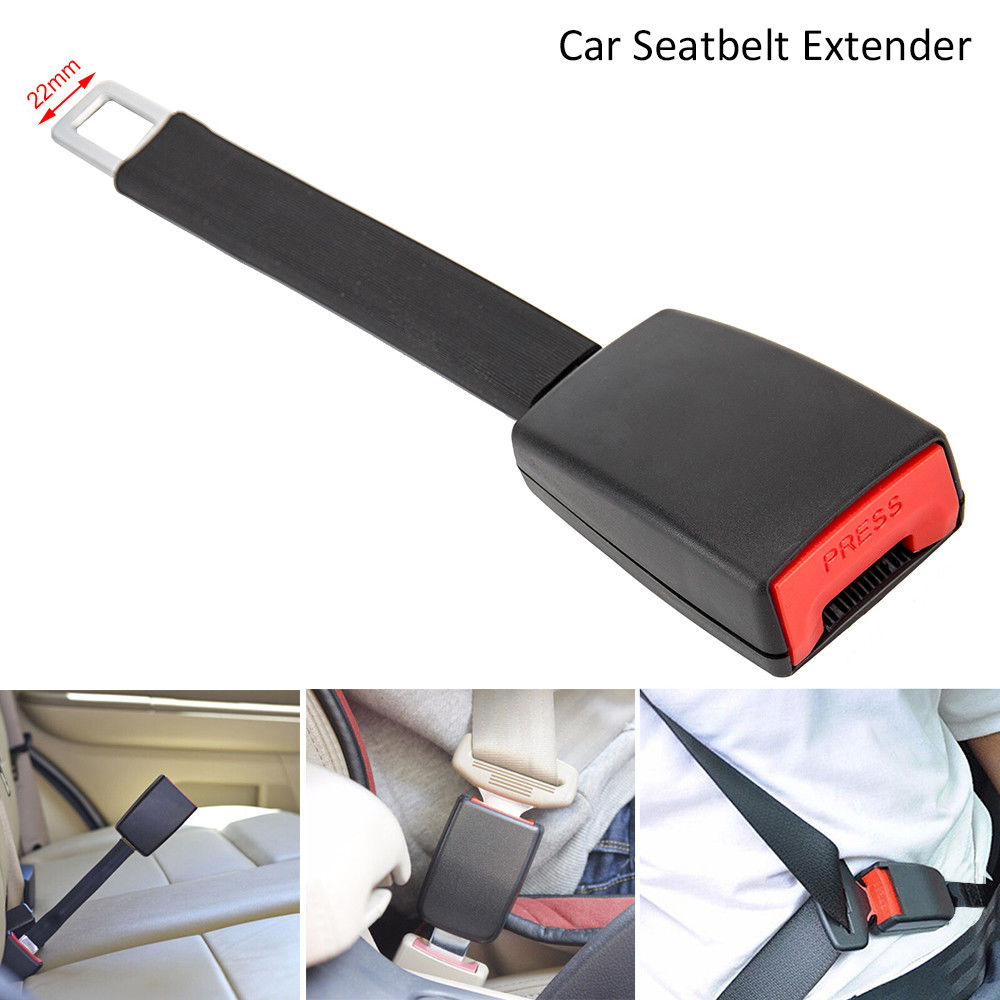 Rigid Car Seat Belt Extension Extender 25mm Buckle Clip Firm Solid
