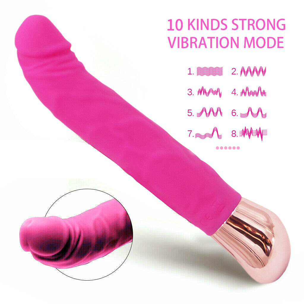 Multispeed Vibrator Dildo G Spot Anal Clit Massager Sex