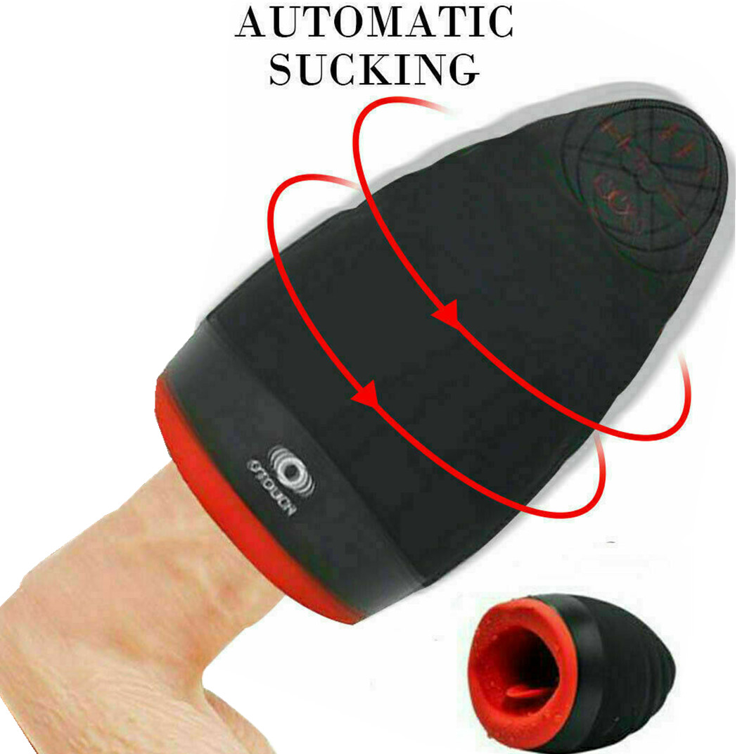 Male Masturbator Electric Heating Vibration Cup Oral Tongue Sex Toy For Men Ebay