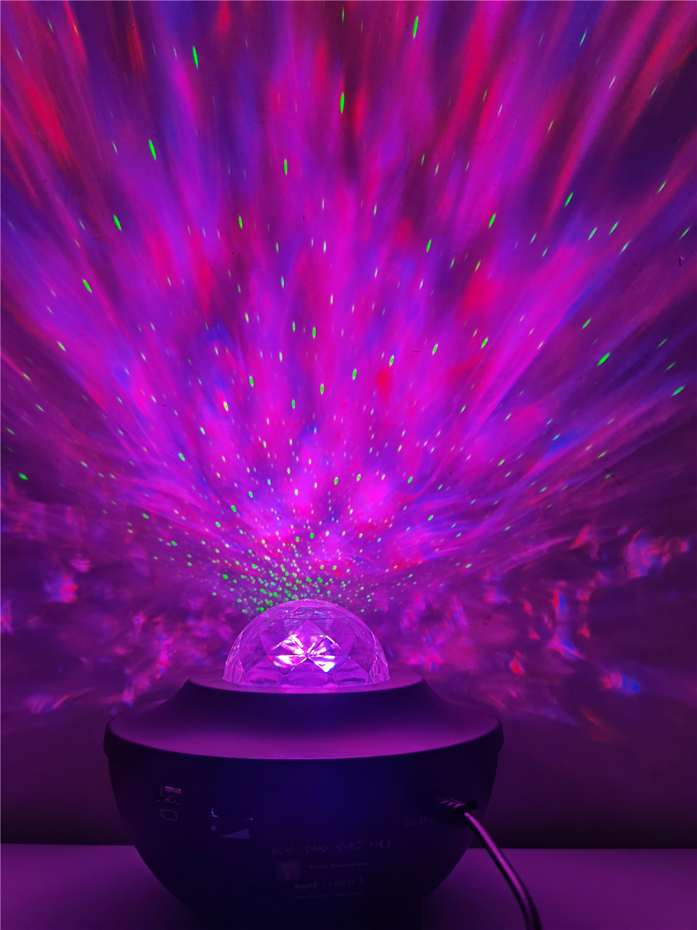 Furtherlux Galaxy Star Lamp, Star Night Light with Bluetooth Speaker,  Starry Night with Led Nebula Cloud Ocean Wave for Bedroom Decor/Kids/Party
