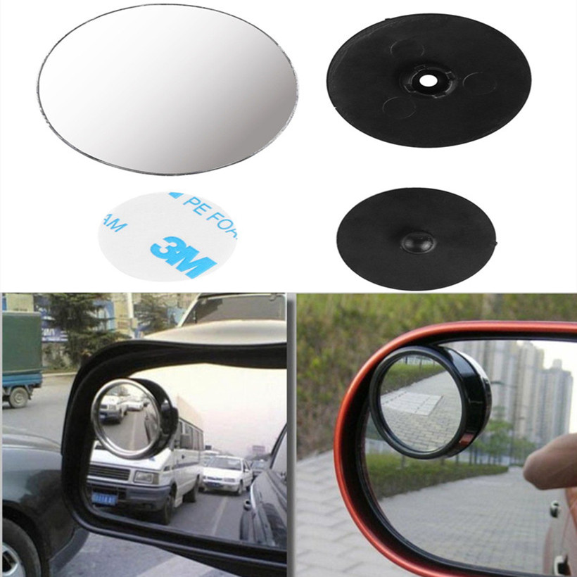 2pc universal car van blind spot mirror adjustable driving blind spot mirrors