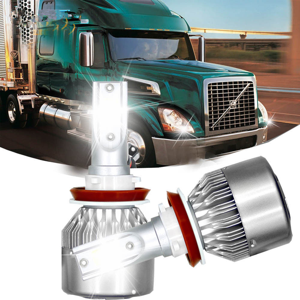Stock Fit LED Headlight Bulbs for Kenworth T680 T880 Low Beam All
