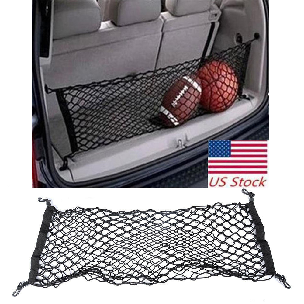 Universal Envelope Style Car Trunk Cargo Net Mesh Storage Organizer Pocket Car Truck Interior Cargo Nets Trays Liners Tu Berlin Motors