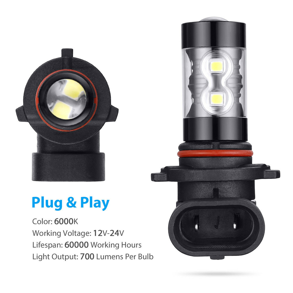 Bright 9145 H10 LED Fog Light Bulb for 0306 Chevy Pickup Silverado