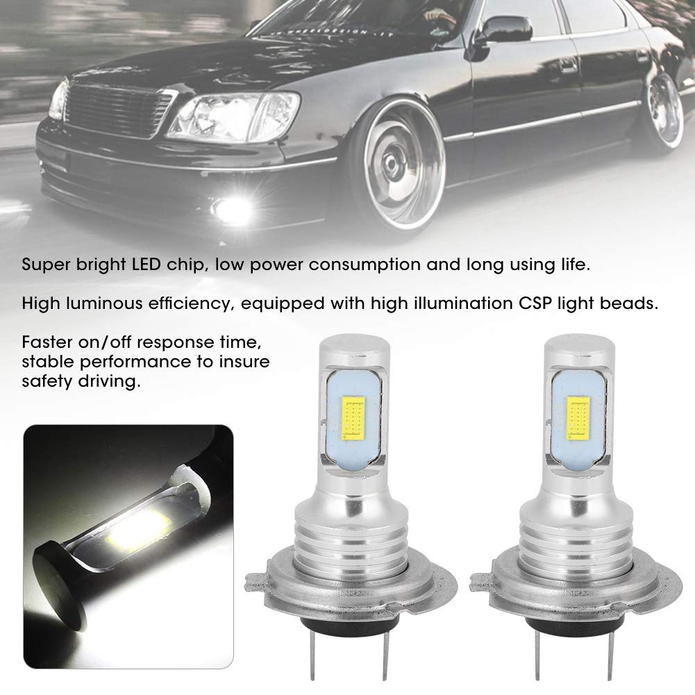 thumbnail image 2 of AUIMSOCO 6x LED Headlight & Fog Light Bulb Combo For VW Jetta 2007-2014 - H7+H7+9006, 6000K White 2 of 5