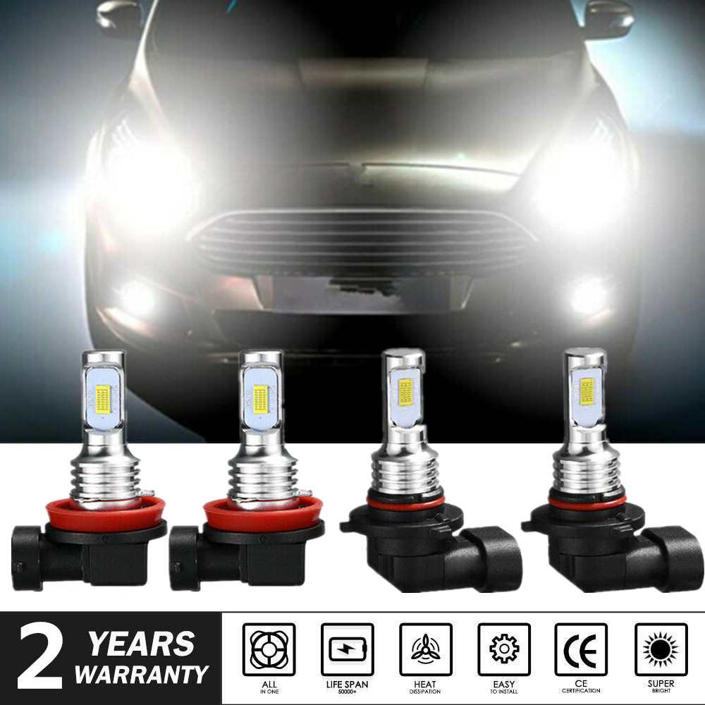 For Chevrolet Traverse 2009-2012 2013 2014 4X LED Headlight High+Low Beam 6000K | eBay 2014 Chevy Traverse Headlight Bulb Low Beam