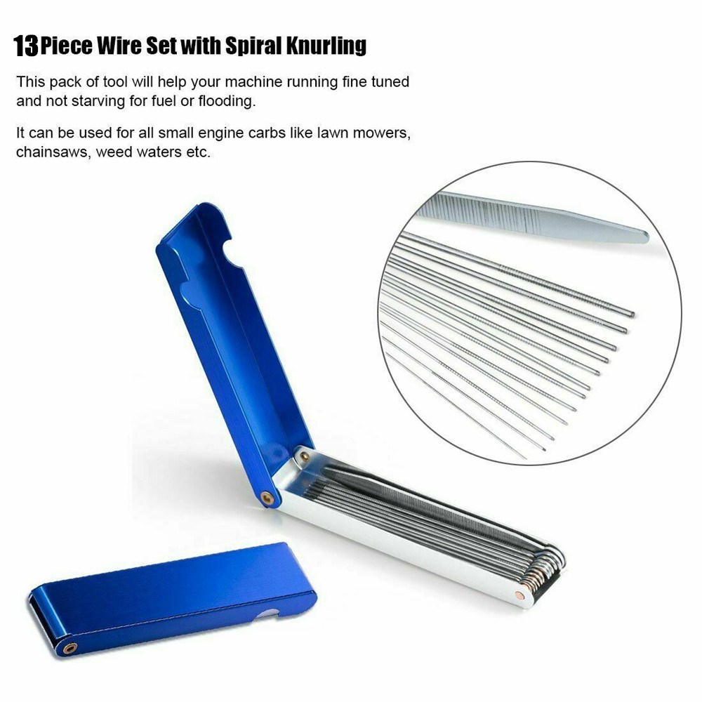 AUIMSOCO 18-in-1 Carburetor Cleaning Tool Set - Needles & Brushes For Motorcycles