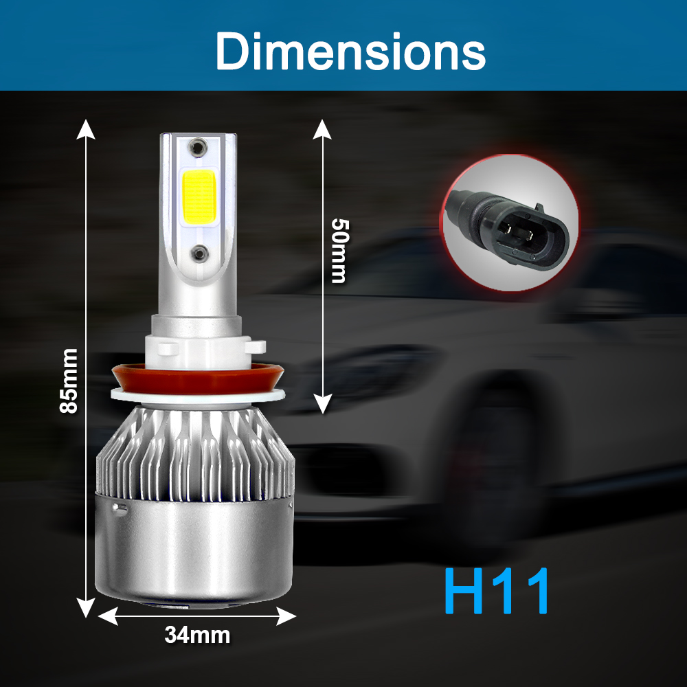 For Chevy Traverse 2013-2015-2018 LED Headlights Bulbs Kit Hi+lo Beam Fog light | eBay 2015 Chevy Traverse Low Beam Bulb Replacement