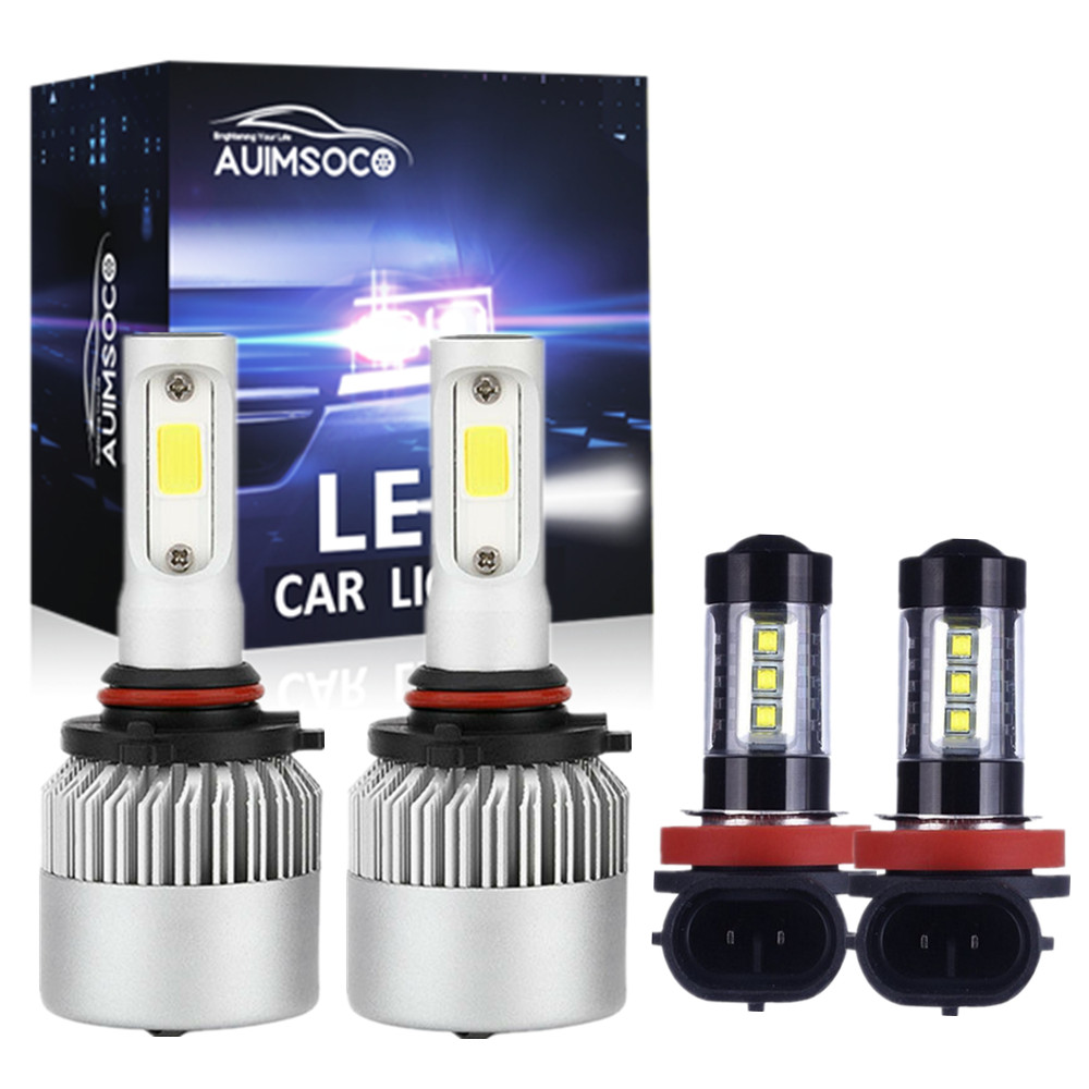 For Ford Explorer 2013+2011-2015 LED Headlight Kit Bulbs Hi/Lo Beam+Fog