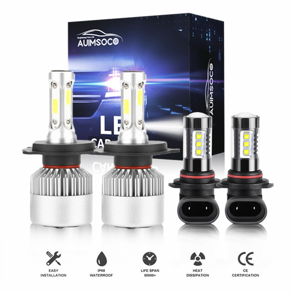 For Toyota Tundra 2000-2006 H4 LED Headlight Bulbs Kit Fog Light 9006
