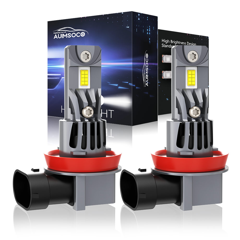 AUIMSOCO H11 H9 H8 LED Headlight Bulbs 6000K White Hi/Low