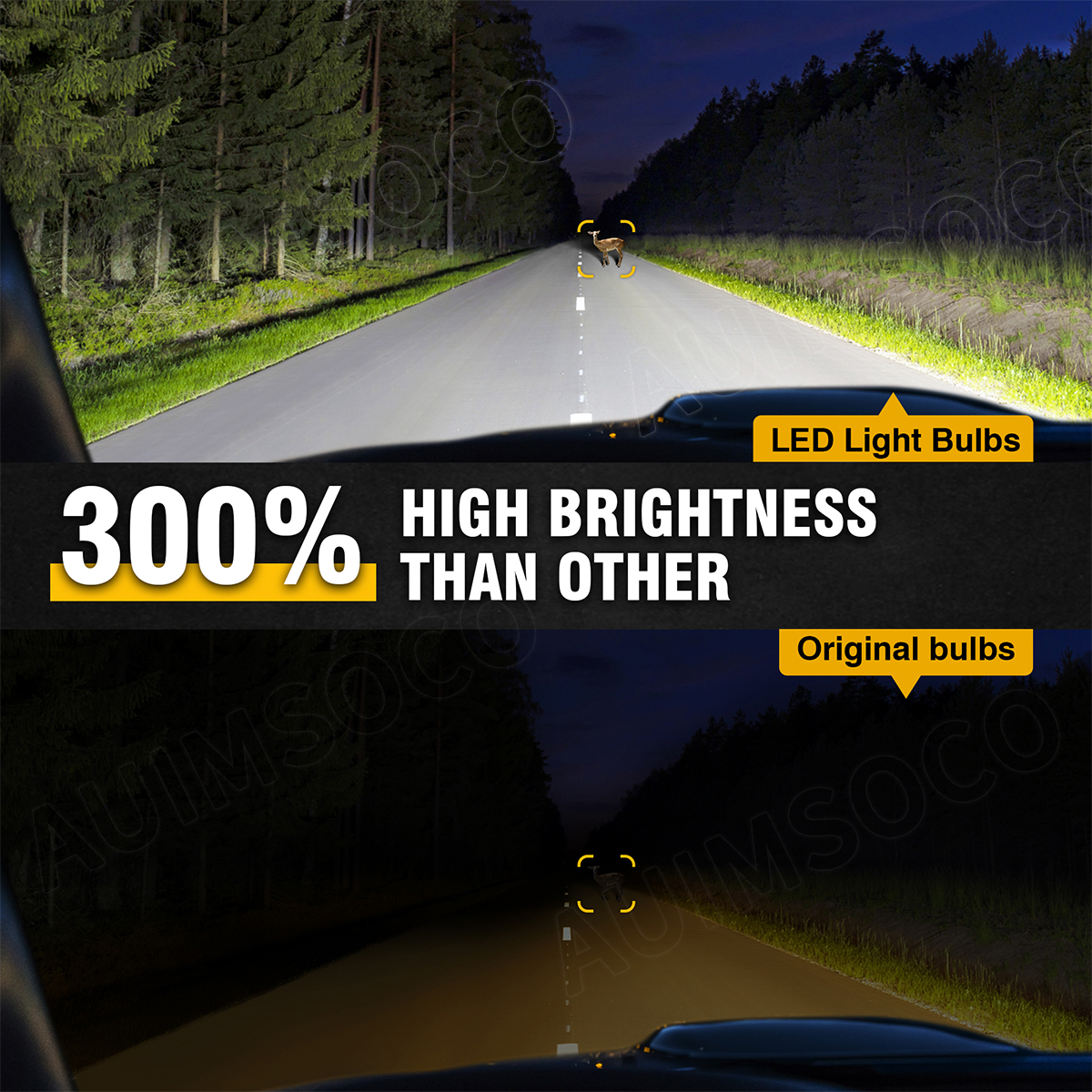 For Chevy C1500 2500 3500 1990-98 6000K LED Headlight Bulbs Hi-Lo Beam Combo Kit - Foto 14