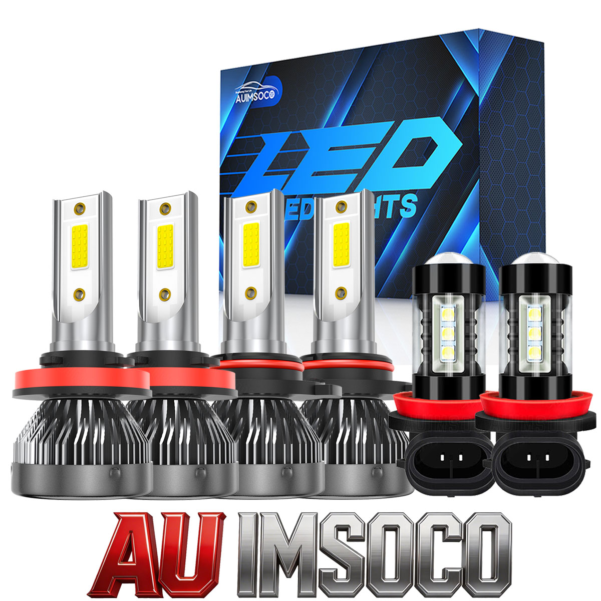 SUBARU TECNICA INTERNATIONAL LEDライト For Subaru XV Crosstrek 2015 6x LED Headlights w/Fog Light Bulbs