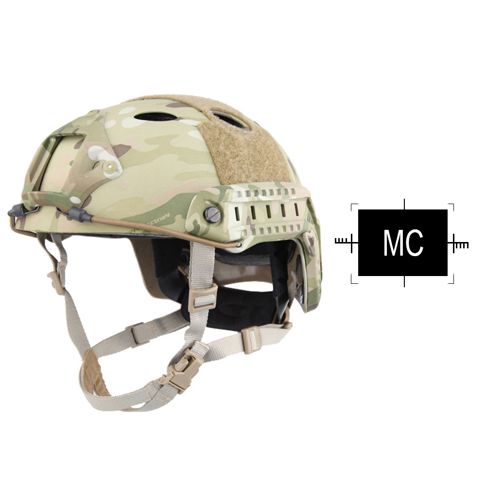 Emerson Tactics Airsoft FAST Helmet W/ Protective Goggle Glasses PJ Base Jump 