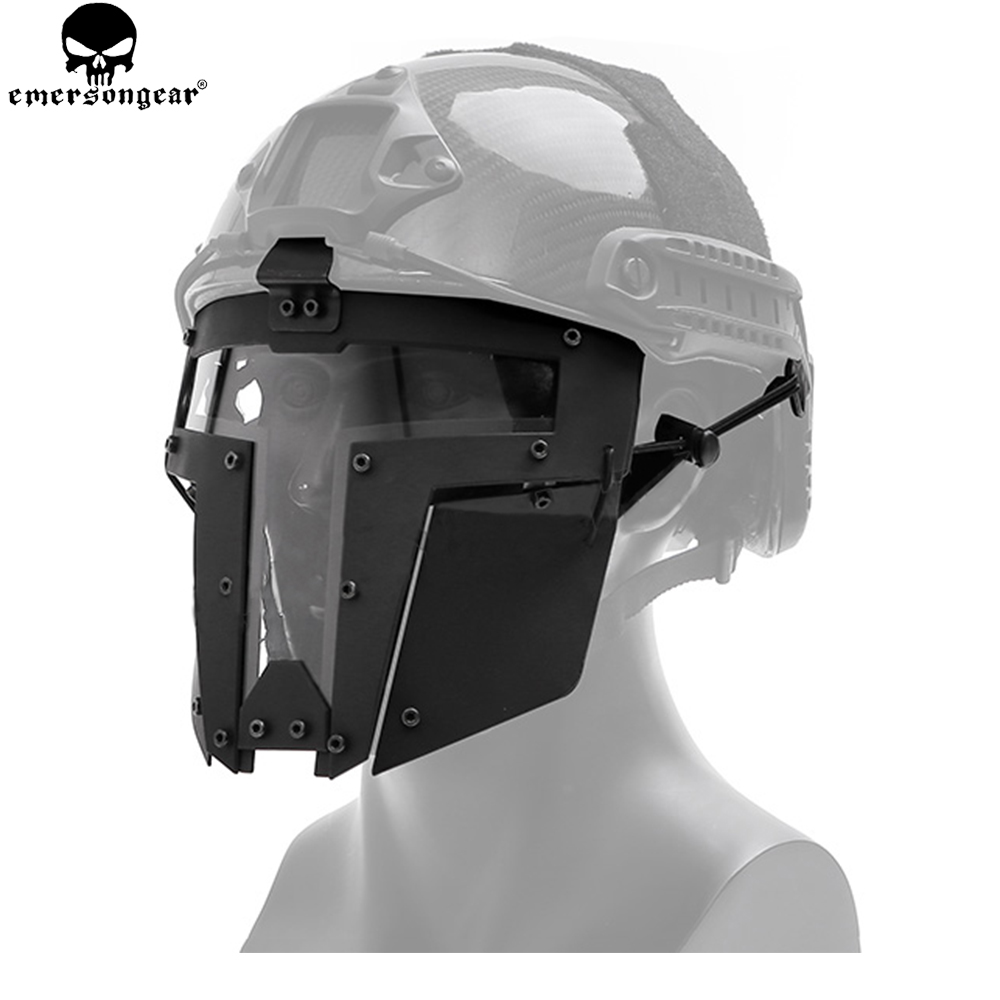 Tactical Airsoft Full Face Protective Mask Fast Helmet Steel Mask Mesh