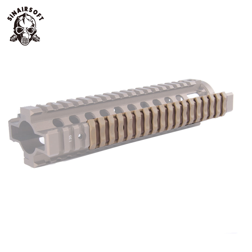 /"Black/" 18 Slots Each 4 Heat Resistant Soft Grip Picatinny Ladder Rail Cover