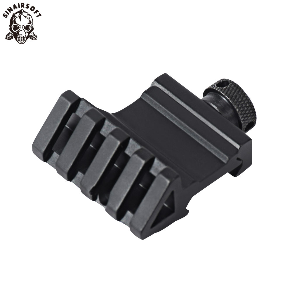 45 Degree Offset Picatinny Rail Mount - QD Angled Scope Mount For Tactical Accessories