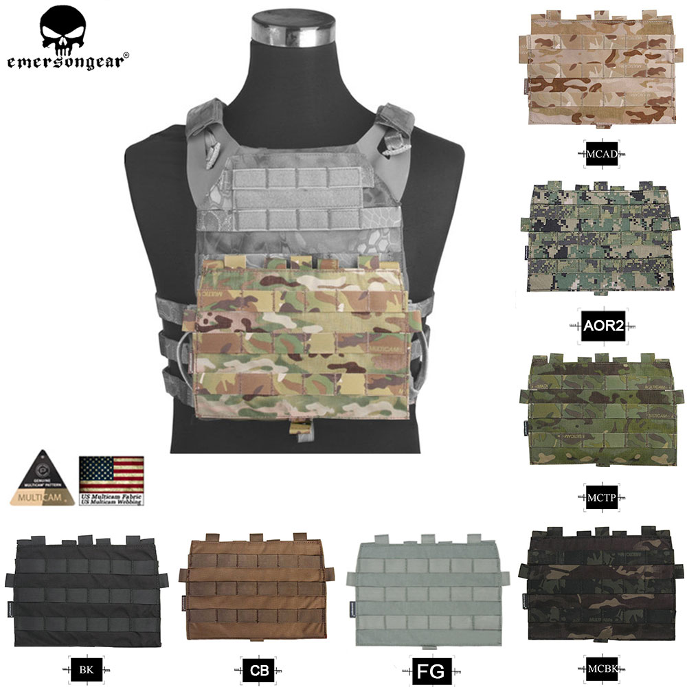 Emerson Tactical Vest Front Molle Panel Flap Carrier Plate for JPC