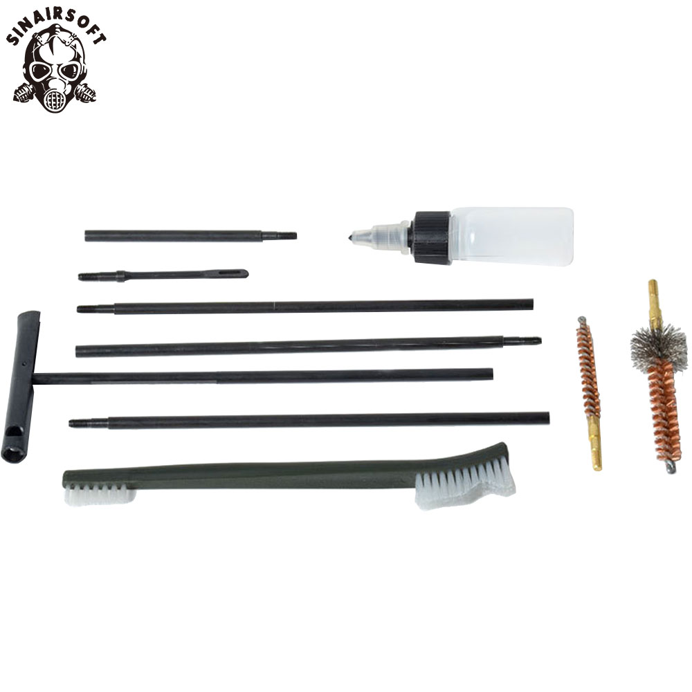 10 x Gun Cleaning Kits Set For 22 22LR .223 556 Rifle Set Cleaning Rod