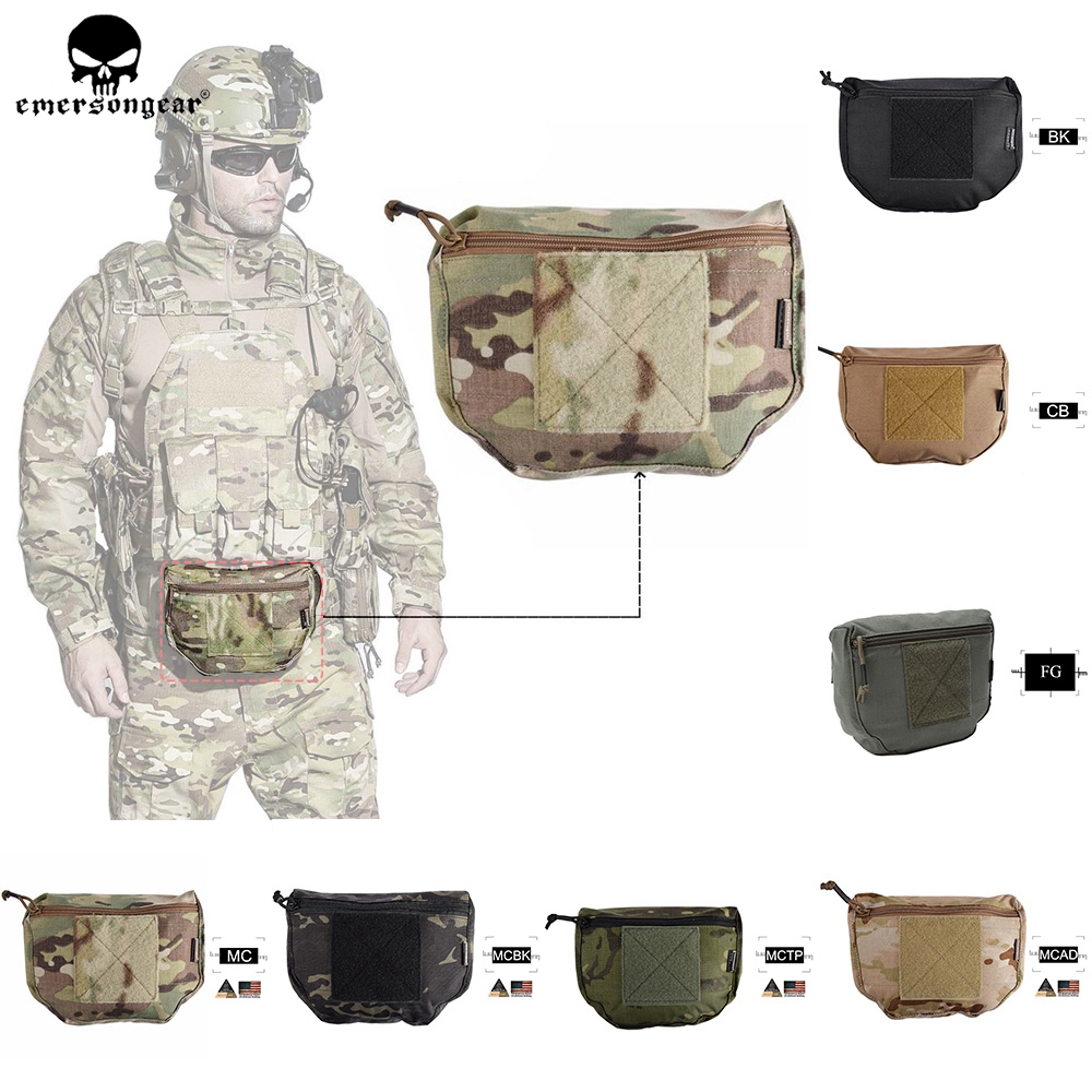 Emerson Tactical Drop Pouch Fanny Pack Tool Organizer Bag For Plate