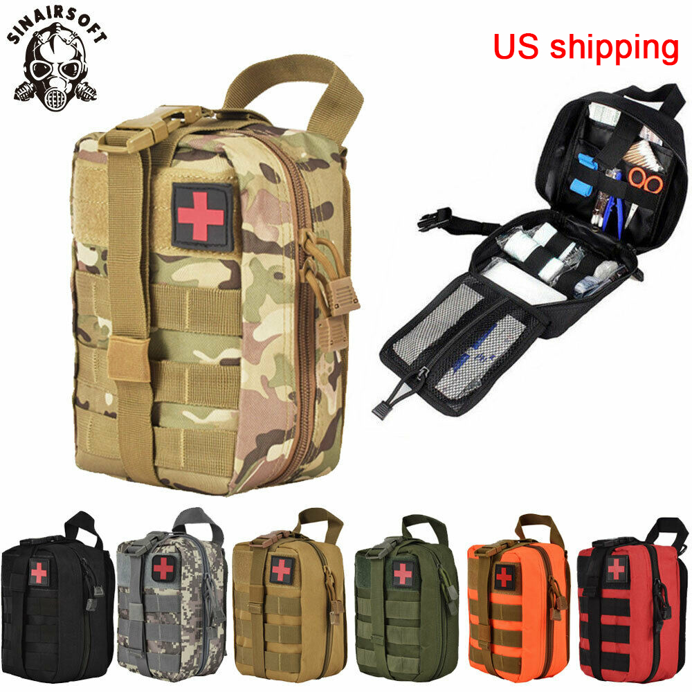 Tactical Molle Rip Away Emt Ifak Medical Pouch First Aid Kit Utility Bag Us Send Ebay