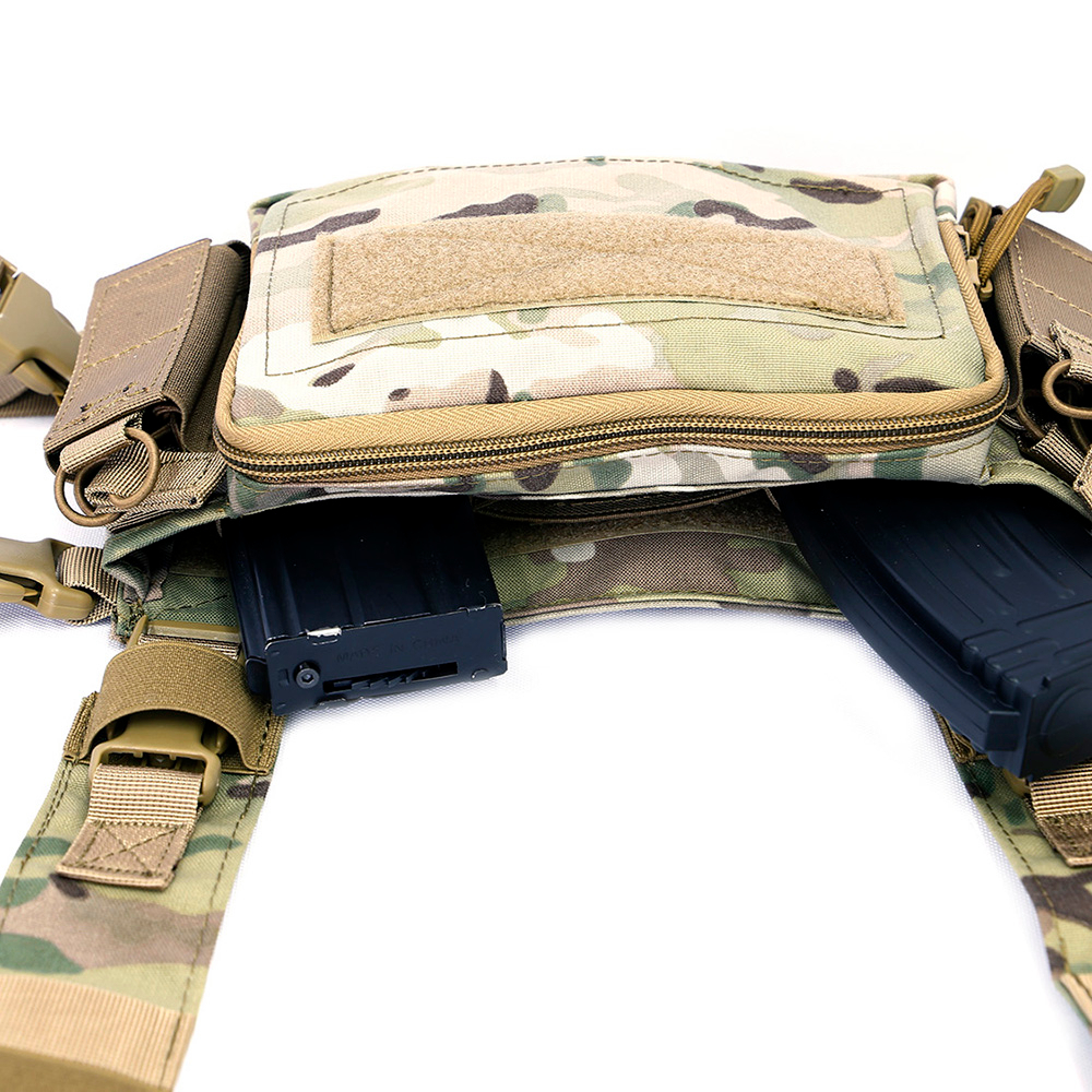 Tactical Combat Chest Rig Shoulder Bag w/ Mag Pouch Recon Harness Pack ...