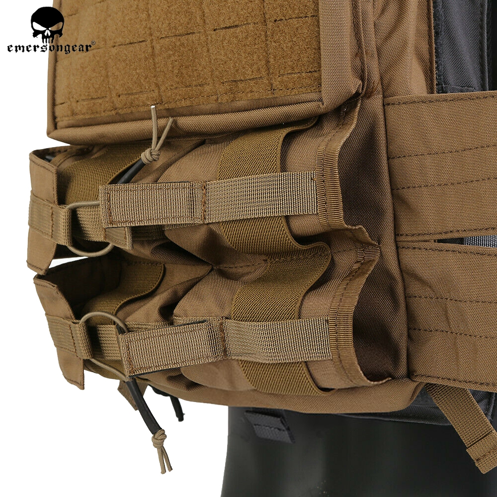 Emerson Tactical Banger Molle Back Panel Vest Plate Carriers Pouch For