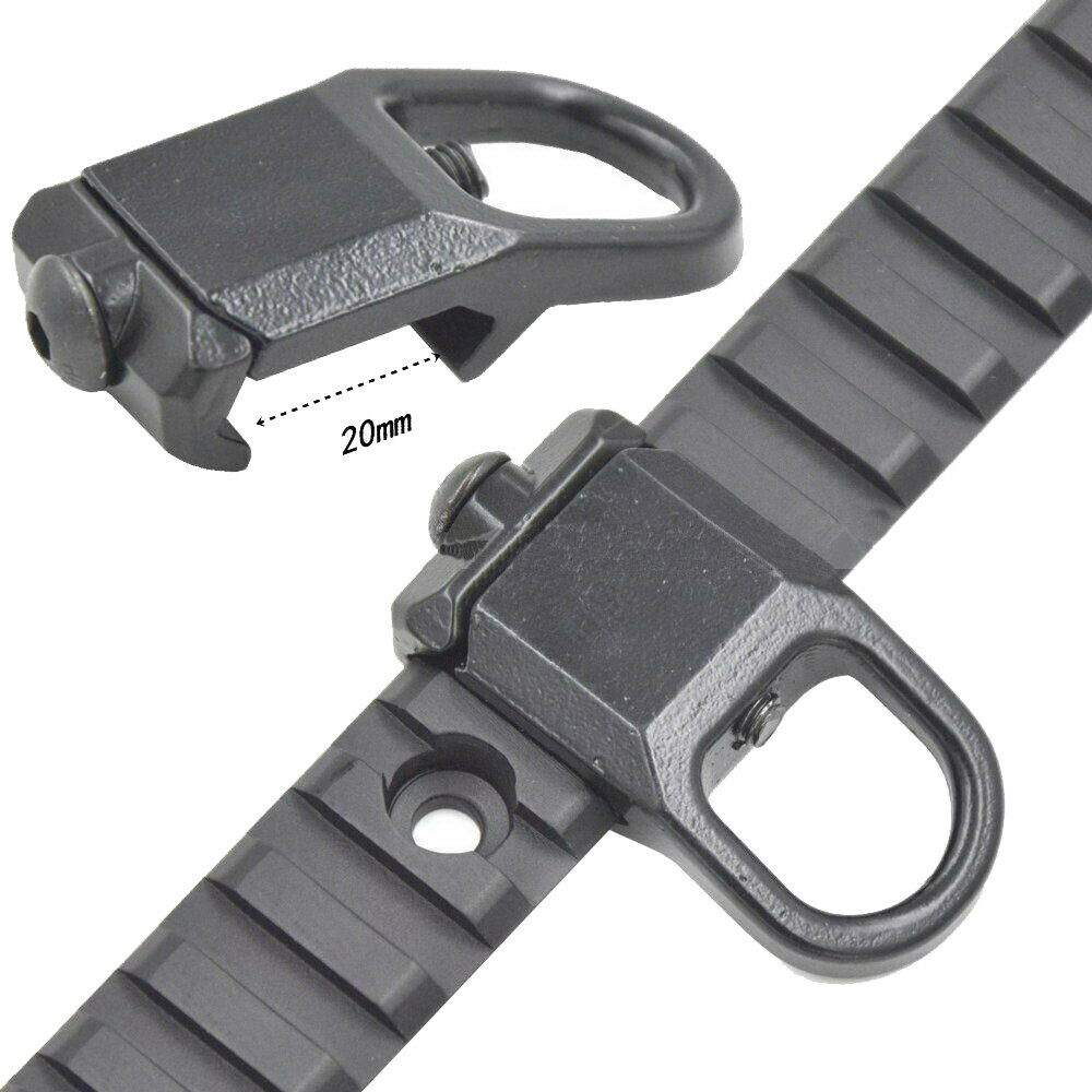 Tactical Quick Detach Buckle Rifle Sling Swivel Hook Mount Adapter for ...