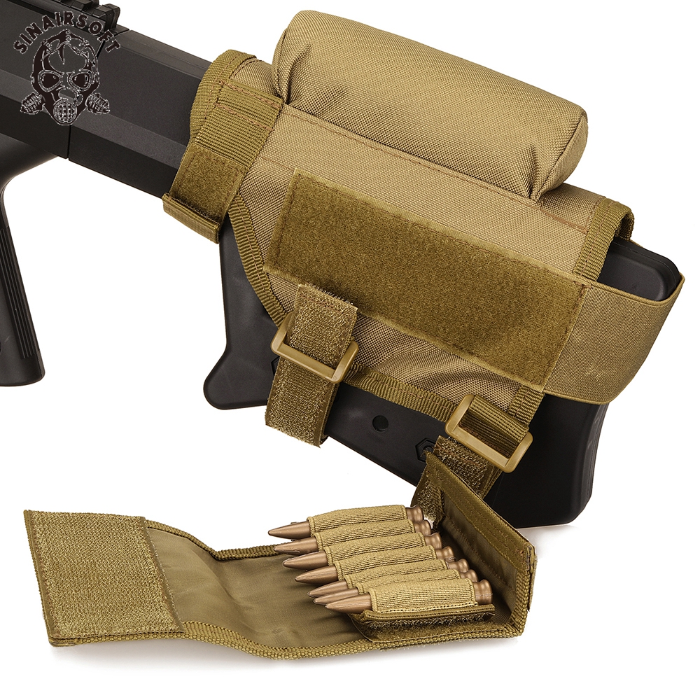 Adjustable Tactical Rifle Neoprene Comb Raiser Butt Stock Holder Cheek ...