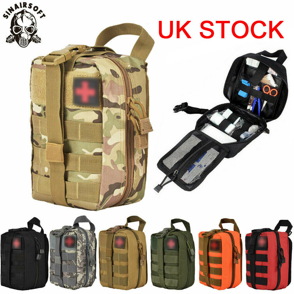 2-in-1 Small IFAK Pouch MOLLE Belt | Tactical Mini First Aid Kit Pouch Multicam - Foto 10