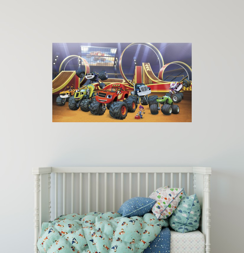 Blaze and the Monster Machines Wall Sticker Vinyl Print Poster Kid Mural Decal
