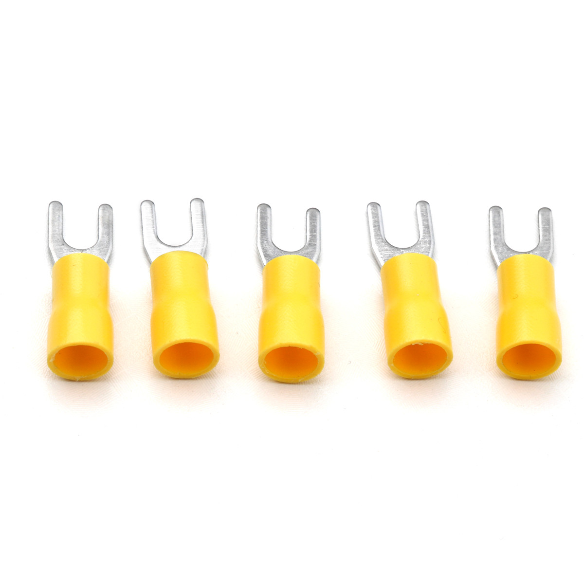 20X Electrical Power Fork Wire Connectors Crimp Coldpressed Terminal 1210AWG eBay