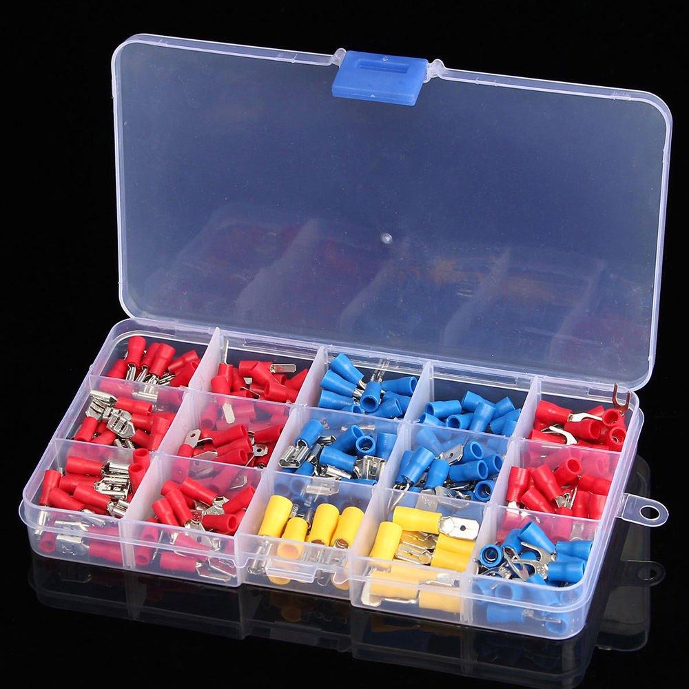 280pcs Assorted Crimp Spade Terminal Insulated Electrical Wire ...