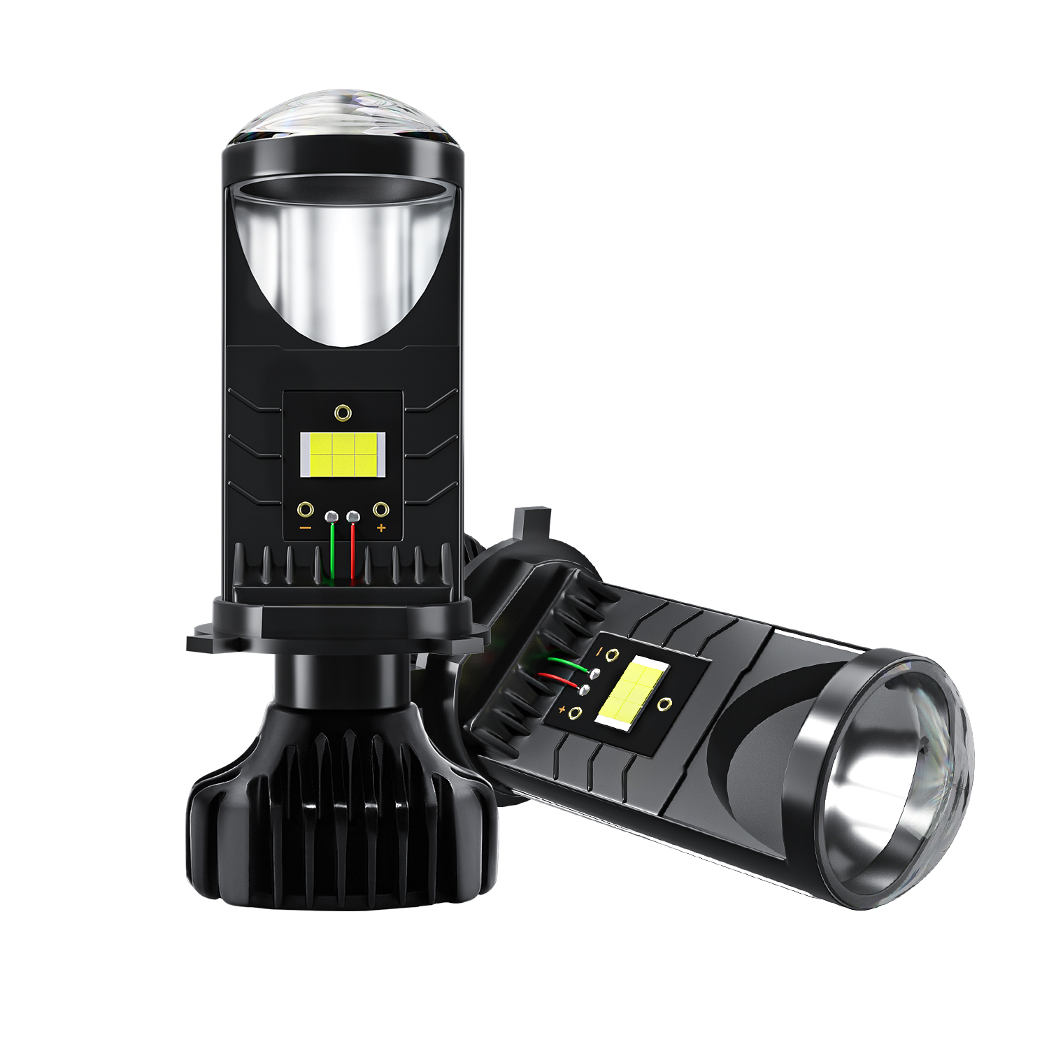 H4 Led Projectors Lens Hi/lo Beam Bulb 12v 24v Lamp Mini - Temu