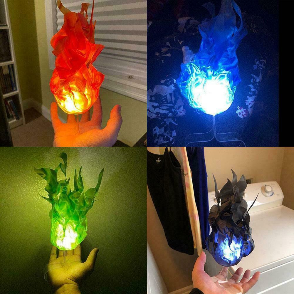 Flame Lamp with Artificial Fake Fire Light Party Halloween Decoration