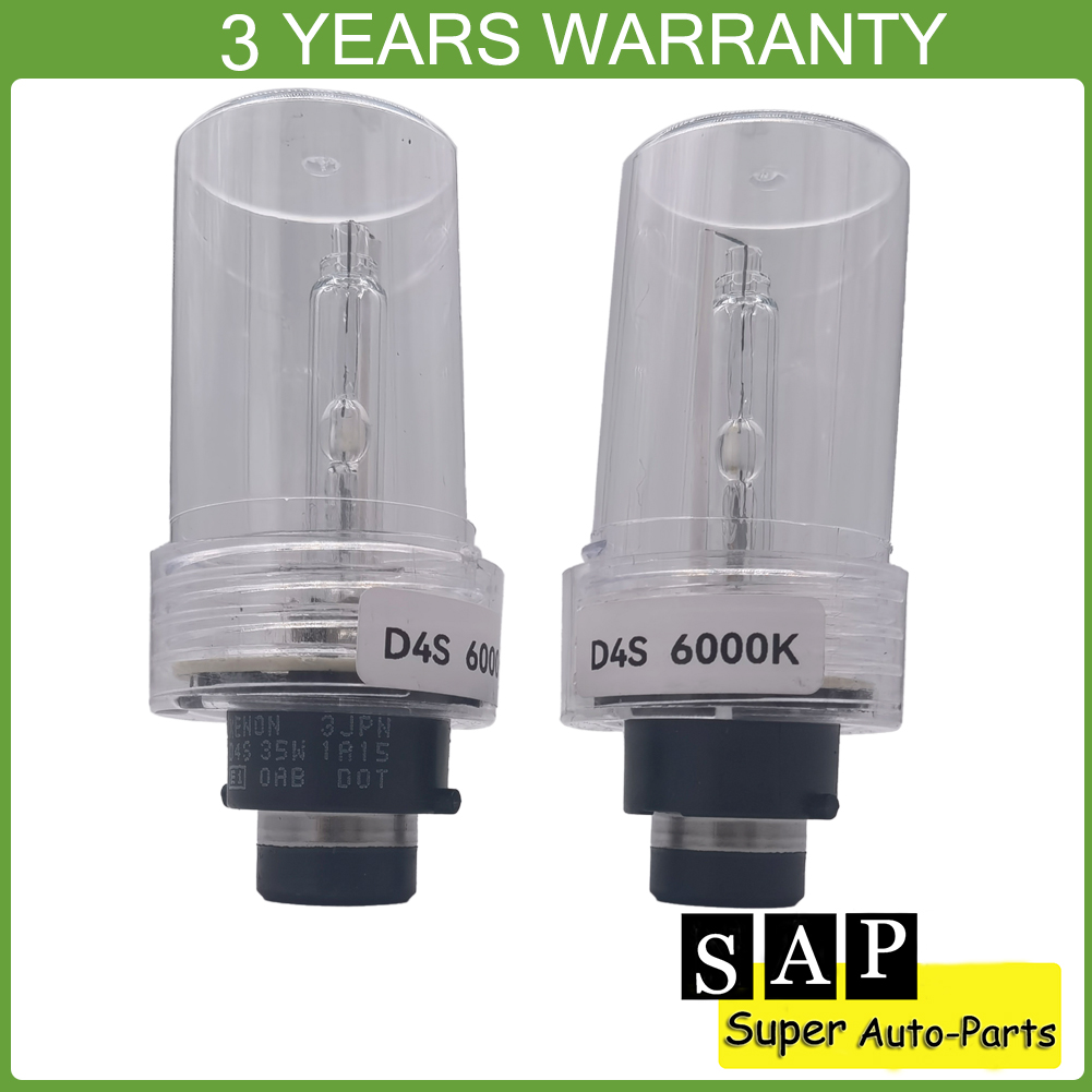 2PCS Xenon HID Headlamp Bulb 6000K D4S 35W For Toyota Subaru Lexus