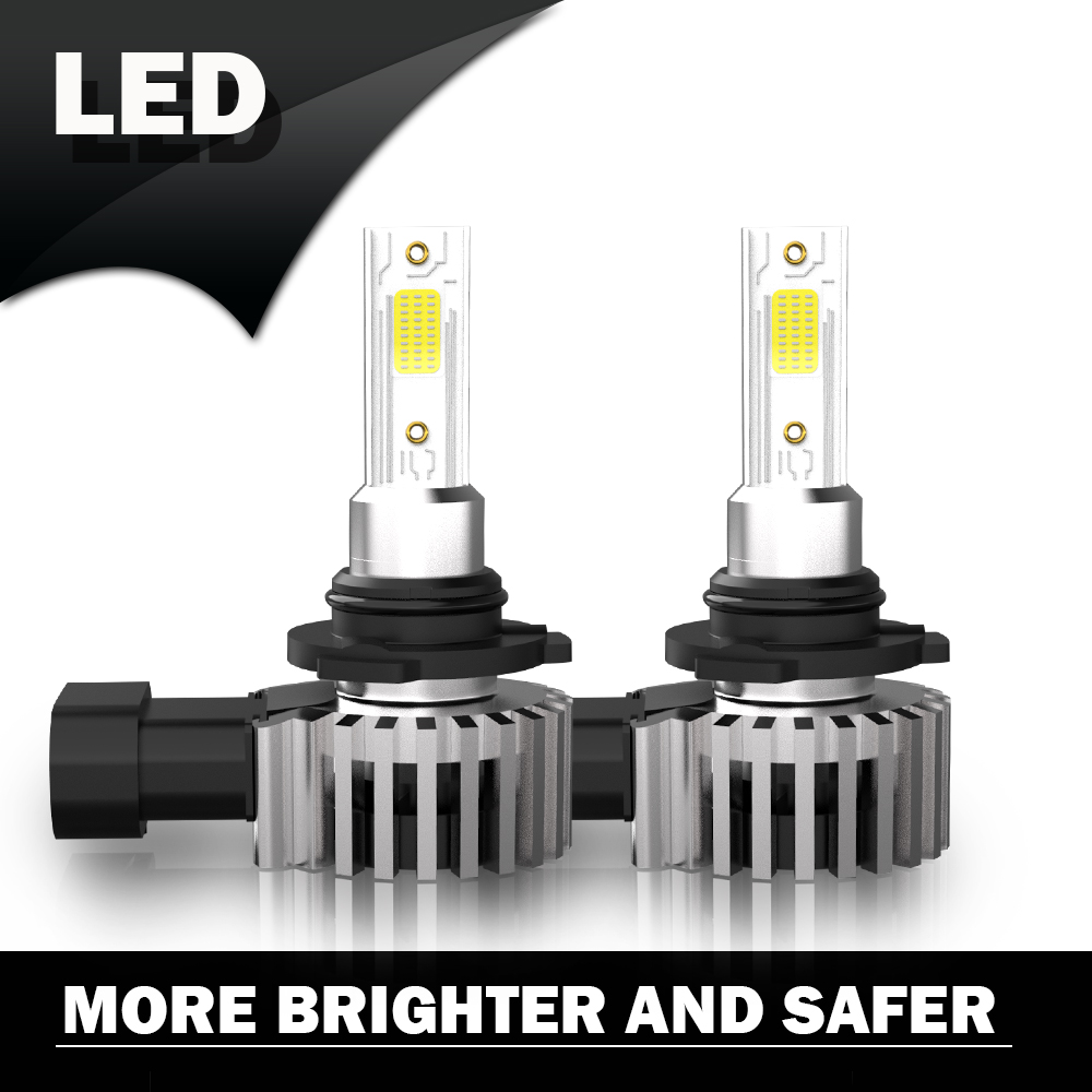 2PCS 9006 LED Headlight Kit Combo Total 60W 13200LM Low Beam 6500K Headlamps