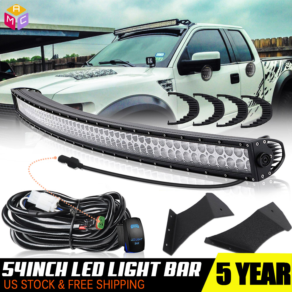 54inch Curved LED Light bar Upper Mounting Bracket For Ford 1999-2015 F250 F350