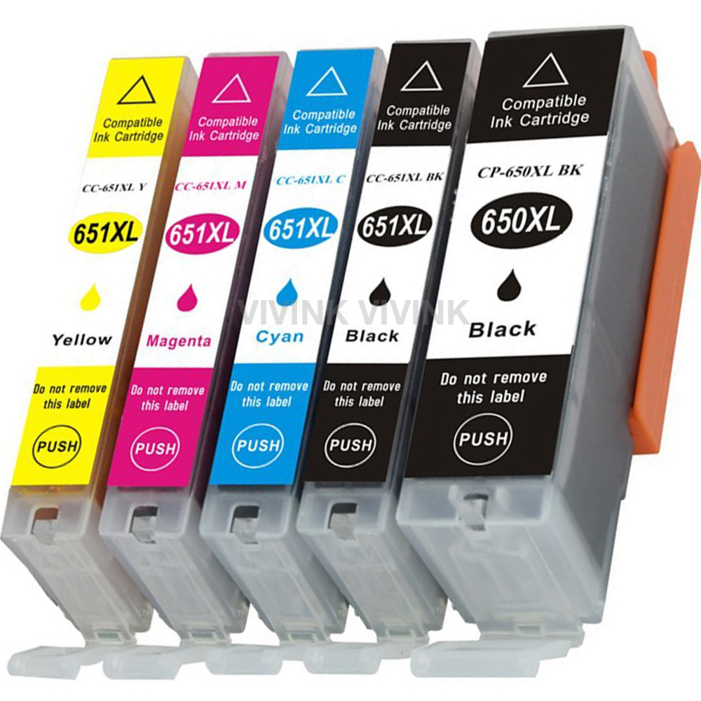 10x Ink Cartridges PGI650XL CLI651XL for Canon PIXMA MG 5460 6360 7160 ...
