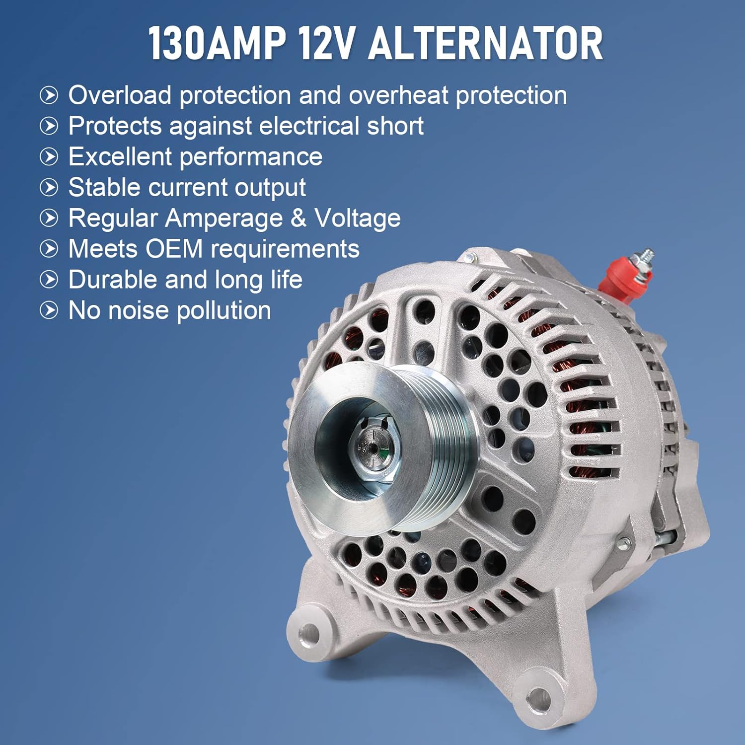 New Alternator For Ford F-150, F-250, Expedition 4.6L/5.4L – 1997-2002 – 321-1772