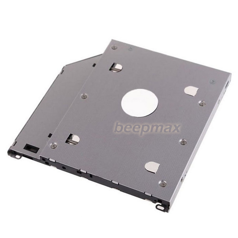 2nd HD SSD SATA Hard Drive Caddy for Macbook Pro MBP Unibody Optical Drive Bay