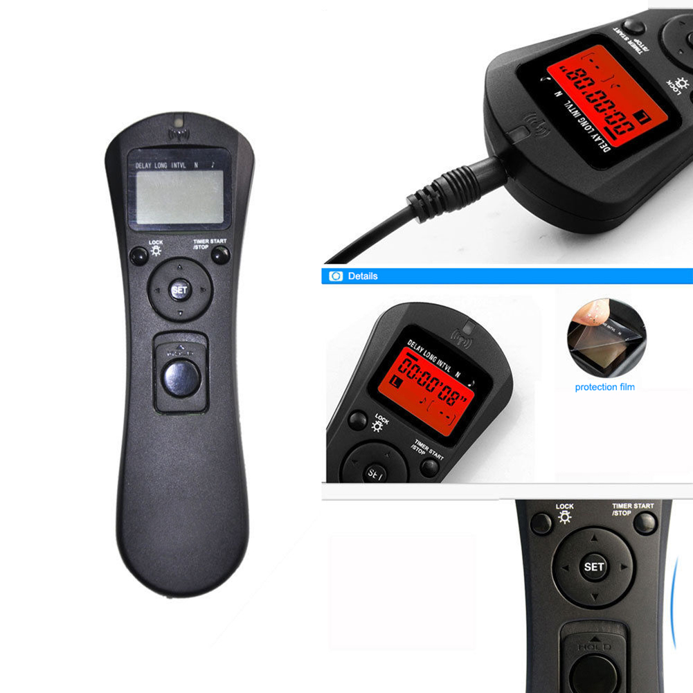 Wireless LCD Intervalometer Timer Remote For Sony a7 a7II a7S a3000