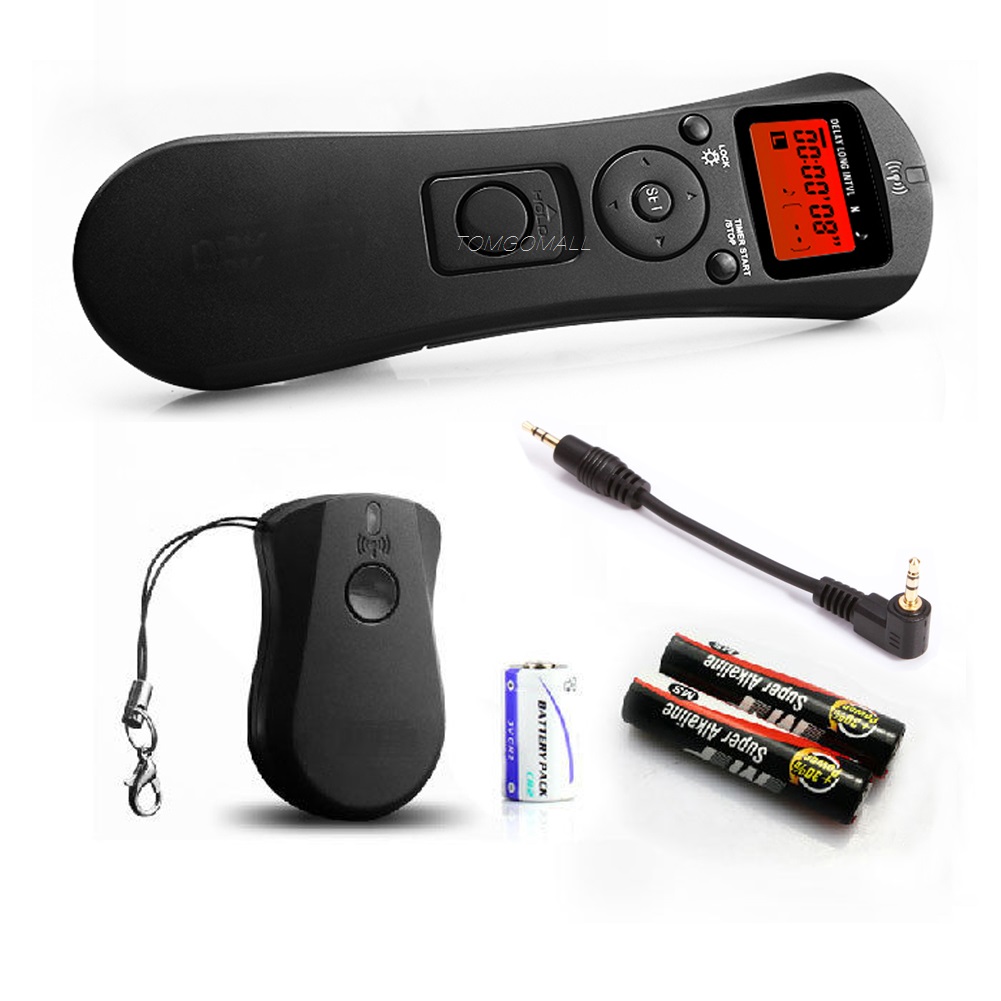 LCD Timer Remote Shutter Release Wireless for Canon 650D 600D 60D 550D