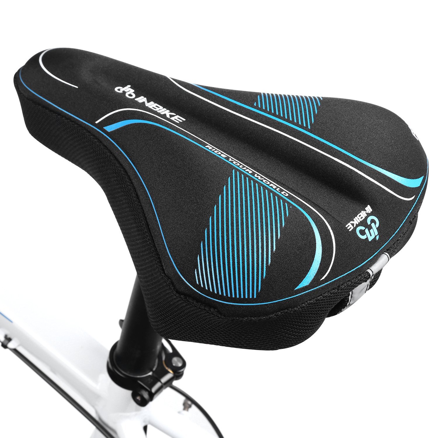 Inbike Memory Foam Comfortable Bicycle Seat Cover Cruiser Bikeroad